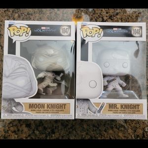 Moon Knight & Mr Knight Funko Pops